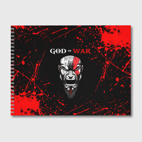 Альбом для рисования с принтом GOD OF WAR в городе Новоалтайск, 100% бумага
 | матовая бумага, плотность 200 мг. | Тематика изображения на принте: ascension | betrayal | chains of olympus | cratos | ghost of sparta | god of war | hack and slash | kratos | бог войны | кратос