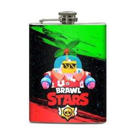 Фляга с принтом BRAWL STARS (NEW SPROUT) [8] в городе Новоалтайск, металлический корпус | емкость 0,22 л, размер 125 х 94 мм. Виниловая наклейка запечатывается полностью | Тематика изображения на принте: 8 bit | android | brawl | brawl stars | clash | clash royale | game | leon | royale | sprout | stars | андроид | игра | кольт | леон | мобильные игры | спраут