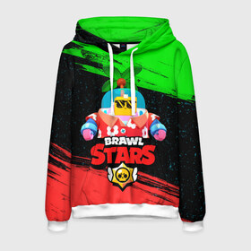 Мужская толстовка 3D с принтом BRAWL STARS (NEW SPROUT) [8] в городе Новоалтайск, 100% полиэстер | двухслойный капюшон со шнурком для регулировки, мягкие манжеты на рукавах и по низу толстовки, спереди карман-кенгуру с мягким внутренним слоем. | 8 bit | android | brawl | brawl stars | clash | clash royale | game | leon | royale | sprout | stars | андроид | игра | кольт | леон | мобильные игры | спраут