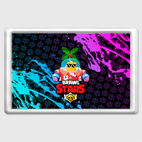 Магнит 45*70 с принтом BRAWL STARS (NEW SPROUT) [9] в городе Новоалтайск, Пластик | Размер: 78*52 мм; Размер печати: 70*45 | Тематика изображения на принте: 8 bit | android | brawl | brawl stars | clash | clash royale | game | leon | royale | sprout | stars | андроид | игра | кольт | леон | мобильные игры | спраут