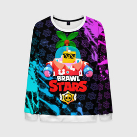 Мужской свитшот 3D с принтом BRAWL STARS (NEW SPROUT) [9] в городе Новоалтайск, 100% полиэстер с мягким внутренним слоем | круглый вырез горловины, мягкая резинка на манжетах и поясе, свободная посадка по фигуре | Тематика изображения на принте: 8 bit | android | brawl | brawl stars | clash | clash royale | game | leon | royale | sprout | stars | андроид | игра | кольт | леон | мобильные игры | спраут