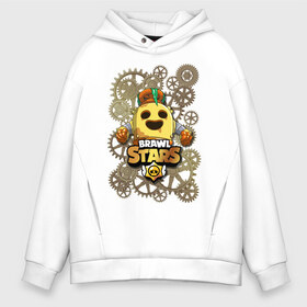 Мужское худи Oversize хлопок с принтом Brawl Stars Robot Spike в городе Новоалтайск, френч-терри — 70% хлопок, 30% полиэстер. Мягкий теплый начес внутри —100% хлопок | боковые карманы, эластичные манжеты и нижняя кромка, капюшон на магнитной кнопке | brawl stars | brawl stars spike rob | spike | spike robot | бравл кактус | бравл спайк | бравл старс | кактус | робоспайк | спайк | спайк бравл старс