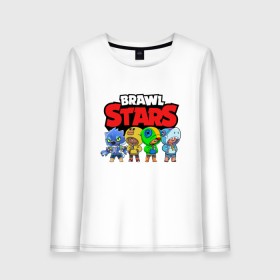 Женский лонгслив хлопок с принтом Brawl Stars Leon Quattro в городе Новоалтайск, 100% хлопок |  | brawl leon | brawl stars | leon | leon green | leon sally | leon shark | leon wolf | бравл старс | леон | леон акула | леон бравл | леон волк | леон салли