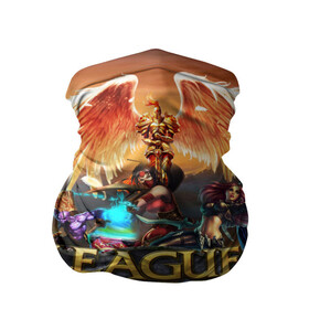 Бандана-труба 3D с принтом League of Legends в городе Новоалтайск, 100% полиэстер, ткань с особыми свойствами — Activecool | плотность 150‒180 г/м2; хорошо тянется, но сохраняет форму | art | dota | dota 2 | fan | game | hero | league | league of legends | legends | lol | moba | mobile legend | riot game | герои | детские | дота | женские | игра | моба | мужские