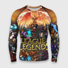 Мужской рашгард 3D с принтом League of Legends в городе Новоалтайск,  |  | art | dota | dota 2 | fan | game | hero | league | league of legends | legends | lol | moba | mobile legend | riot game | герои | детские | дота | женские | игра | моба | мужские