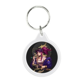 Брелок круглый с принтом League of legends KDA в городе Новоалтайск, пластик и полированная сталь | круглая форма, металлическое крепление в виде кольца | art | dota | dota 2 | fan | game | hero | league | league of legends | legends | lol | moba | mobile legend | riot game | герои | детские | дота | женские | игра | моба | мужские