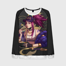 Мужской свитшот 3D с принтом League of legends KDA в городе Новоалтайск, 100% полиэстер с мягким внутренним слоем | круглый вырез горловины, мягкая резинка на манжетах и поясе, свободная посадка по фигуре | art | dota | dota 2 | fan | game | hero | league | league of legends | legends | lol | moba | mobile legend | riot game | герои | детские | дота | женские | игра | моба | мужские