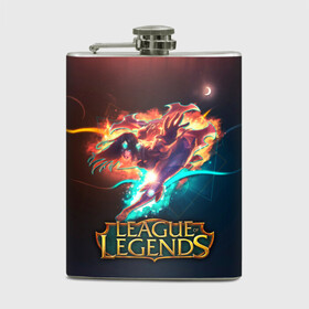 Фляга с принтом league of legends в городе Новоалтайск, металлический корпус | емкость 0,22 л, размер 125 х 94 мм. Виниловая наклейка запечатывается полностью | art | dota | dota 2 | fan | game | hero | league | league of legends | legends | lol | moba | mobile legend | riot game | герои | детские | дота | женские | игра | моба | мужские