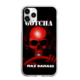 Чехол для iPhone 11 Pro матовый с принтом Gotcha в городе Новоалтайск, Силикон |  | 666 | 999 | car | game | gotcha | max damage | old school | череп