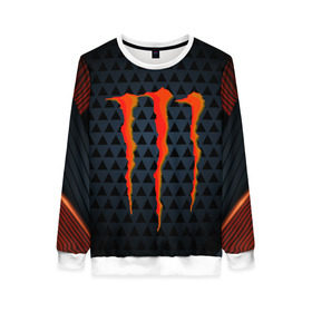 Женский свитшот 3D с принтом MONSTER ENERGY (Z) в городе Новоалтайск, 100% полиэстер с мягким внутренним слоем | круглый вырез горловины, мягкая резинка на манжетах и поясе, свободная посадка по фигуре | black monster | bmx | claw | cybersport | energy | monster | monster energy | moto | motocross | race | sport | киберспорт | когти | монстер энерджи | монстр | мото | мотокросс | ралли | скейтбординг | спорт | то | энергия