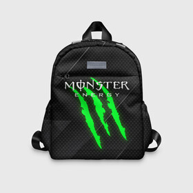 Детский рюкзак 3D с принтом MONSTER ENERGY (Z) в городе Новоалтайск, 100% полиэстер | лямки с регулируемой длиной, сверху петелька, чтобы рюкзак можно было повесить на вешалку. Основное отделение закрывается на молнию, как и внешний карман. Внутри дополнительный карман. По бокам два дополнительных кармашка | black monster | bmx | claw | cybersport | energy | monster | monster energy | moto | motocross | race | sport | киберспорт | когти | монстер энерджи | монстр | мото | мотокросс | ралли | скейтбординг | спорт | то | энергия
