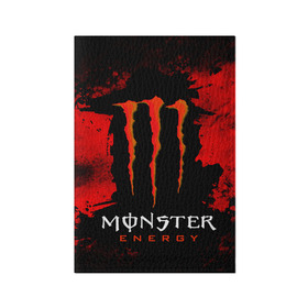Обложка для паспорта матовая кожа с принтом MONSTER ENERGY (Z) в городе Новоалтайск, натуральная матовая кожа | размер 19,3 х 13,7 см; прозрачные пластиковые крепления | black monster | bmx | claw | cybersport | energy | monster | monster energy | moto | motocross | race | sport | киберспорт | когти | монстер энерджи | монстр | мото | мотокросс | ралли | скейтбординг | спорт | энергия