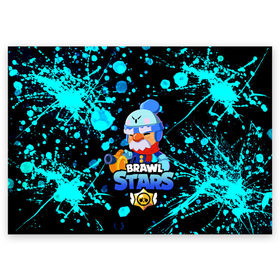Поздравительная открытка с принтом BRAWL STARS GALE. в городе Новоалтайск, 100% бумага | плотность бумаги 280 г/м2, матовая, на обратной стороне линовка и место для марки
 | 8 bit | brawl stars | crow | gale | leon | leon shark | max | mecha | mecha crow | mr.p | sally leon | shark | tara | virus 8 bit | werewolf leon | акула | берли | бравл старс | ворон | макс | оборотень