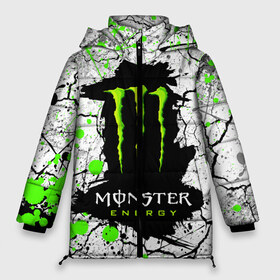 Женская зимняя куртка 3D с принтом MONSTER ENERGY (Z) в городе Новоалтайск, верх — 100% полиэстер; подкладка — 100% полиэстер; утеплитель — 100% полиэстер | длина ниже бедра, силуэт Оверсайз. Есть воротник-стойка, отстегивающийся капюшон и ветрозащитная планка. 

Боковые карманы с листочкой на кнопках и внутренний карман на молнии | black monster | bmx | claw | cybersport | energy | monster | monster energy | moto | motocross | race | sport | киберспорт | когти | монстер энерджи | монстр | мото | мотокросс | ралли | скейтбординг | спорт | то | энергия