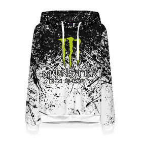 Женская толстовка 3D с принтом MONSTER ENERGY (Z) в городе Новоалтайск, 100% полиэстер  | двухслойный капюшон со шнурком для регулировки, мягкие манжеты на рукавах и по низу толстовки, спереди карман-кенгуру с мягким внутренним слоем. | Тематика изображения на принте: black monster | bmx | claw | cybersport | energy | monster | monster energy | moto | motocross | race | sport | киберспорт | когти | монстер энерджи | монстр | мото | мотокросс | ралли | скейтбординг | спорт | то | энергия