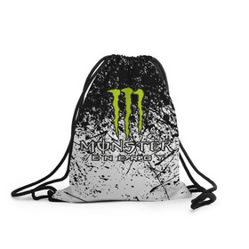 Рюкзак-мешок 3D с принтом MONSTER ENERGY (Z) в городе Новоалтайск, 100% полиэстер | плотность ткани — 200 г/м2, размер — 35 х 45 см; лямки — толстые шнурки, застежка на шнуровке, без карманов и подкладки | black monster | bmx | claw | cybersport | energy | monster | monster energy | moto | motocross | race | sport | киберспорт | когти | монстер энерджи | монстр | мото | мотокросс | ралли | скейтбординг | спорт | то | энергия