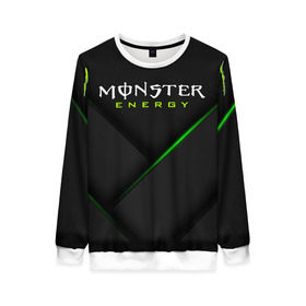 Женский свитшот 3D с принтом MONSTER ENERGY (Z) в городе Новоалтайск, 100% полиэстер с мягким внутренним слоем | круглый вырез горловины, мягкая резинка на манжетах и поясе, свободная посадка по фигуре | black monster | bmx | claw | cybersport | energy | monster | monster energy | moto | motocross | race | sport | киберспорт | когти | монстер энерджи | монстр | мото | мотокросс | ралли | скейтбординг | спорт | энергия