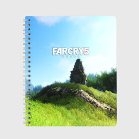 Тетрадь с принтом FARCRY5 в городе Новоалтайск, 100% бумага | 48 листов, плотность листов — 60 г/м2, плотность картонной обложки — 250 г/м2. Листы скреплены сбоку удобной пружинной спиралью. Уголки страниц и обложки скругленные. Цвет линий — светло-серый
 | far cry | farcry | game | ubisof | выживание | джунгли | игры | остров | фар край