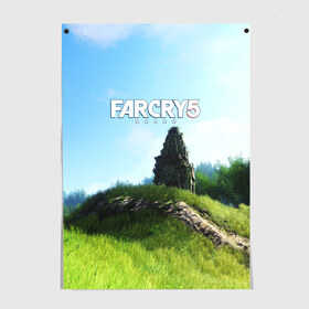 Постер с принтом FARCRY5 в городе Новоалтайск, 100% бумага
 | бумага, плотность 150 мг. Матовая, но за счет высокого коэффициента гладкости имеет небольшой блеск и дает на свету блики, но в отличии от глянцевой бумаги не покрыта лаком | far cry | farcry | game | ubisof | выживание | джунгли | игры | остров | фар край