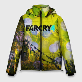 Мужская зимняя куртка 3D с принтом FARCRY4 в городе Новоалтайск, верх — 100% полиэстер; подкладка — 100% полиэстер; утеплитель — 100% полиэстер | длина ниже бедра, свободный силуэт Оверсайз. Есть воротник-стойка, отстегивающийся капюшон и ветрозащитная планка. 

Боковые карманы с листочкой на кнопках и внутренний карман на молнии. | far cry | farcry | game | ubisof | выживание | джунгли | игры | остров | фар край