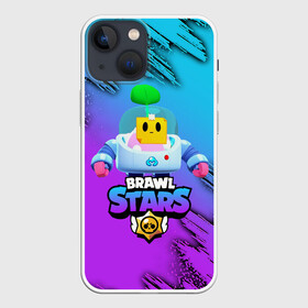Чехол для iPhone 13 mini с принтом Brawl Stars SPROUT в городе Новоалтайск,  |  | 8 bit | 8 бит | bibi | brawl | brawl stars | crow | leon | spike | sprout | stars | бравл | бравл старс | браво старс | игра | компьютерная | кров | леон | онлайн | старс