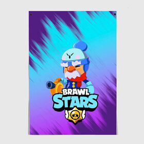 Постер с принтом BRAWL STARS GALE. в городе Новоалтайск, 100% бумага
 | бумага, плотность 150 мг. Матовая, но за счет высокого коэффициента гладкости имеет небольшой блеск и дает на свету блики, но в отличии от глянцевой бумаги не покрыта лаком | 8 bit | brawl stars | crow | gale | leon | leon shark | max | mecha | mecha crow | mr.p | sally leon | shark | tara | virus 8 bit | werewolf leon | акула | берли | бравл старс | ворон | макс | оборотень