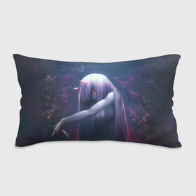 Подушка 3D антистресс с принтом DARLING IN THE FRANXX в городе Новоалтайск, наволочка — 100% полиэстер, наполнитель — вспененный полистирол | состоит из подушки и наволочки на молнии | Тематика изображения на принте: 02 | anime | darling in the franxx | hiro | manga | zero two | аниме | любимый во франксе | манга | милый во франксе | ноль два | хиро