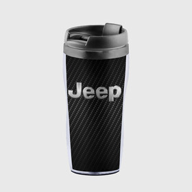 Термокружка-непроливайка с принтом Jeep (Z) в городе Новоалтайск, внутренняя часть — пищевой пластик, наружная часть — прозрачный пластик, между ними — полиграфическая вставка с рисунком | объем — 350 мл, герметичная крышка | Тематика изображения на принте: 4на4 | auto | baja | jeep | offroad | trofi | авто | автомобиль | ам | баха | бездорожье | внедорожник | джип | джипинг | джиппинг | машина | машины | оффроад | полный привод