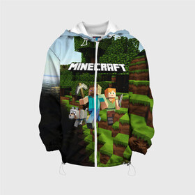 Детская куртка 3D с принтом Minecraft в городе Новоалтайск, 100% полиэстер | застежка — молния, подол и капюшон оформлены резинкой с фиксаторами, по бокам — два кармана без застежек, один потайной карман на груди, плотность верхнего слоя — 90 г/м2; плотность флисового подклада — 260 г/м2 | Тематика изображения на принте: craft | game | mine | minecraft | minecraftmemories | pixel | tnt | twitter | блок | динамит | игра | красный блок | майнкрафт | маркус перссон | пиксель | ремесло | тротил | шахта