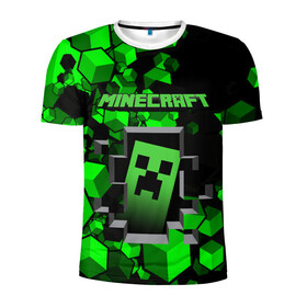 Мужская футболка 3D спортивная с принтом Minecraft. в городе Новоалтайск, 100% полиэстер с улучшенными характеристиками | приталенный силуэт, круглая горловина, широкие плечи, сужается к линии бедра | craft | game | mine | minecraft | minecraftmemories | pixel | tnt | twitter | блок | динамит | игра | красный блок | майнкрафт | маркус перссон | пиксель | ремесло | тротил | шахта