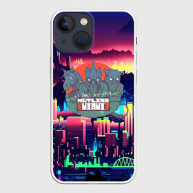Чехол для iPhone 13 mini с принтом HOTLINE MIAMI в городе Новоалтайск,  |  | abstraction games | dennaton games | devolver digital | game | hotline miami | hotline miami 2: wrong number | retrowave | synthwave | мотель | мотель майами