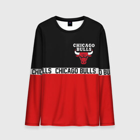 Мужской лонгслив 3D с принтом CHICAGO BULLS | ЧИКАГО БУЛЛС в городе Новоалтайск, 100% полиэстер | длинные рукава, круглый вырез горловины, полуприлегающий силуэт | Тематика изображения на принте: 23 | bulls | chicago bulls | jordan | logo | michael jordan | nba | paris saint germain | psg | red | sport | быки | джордан | лого | майкл джордан | псж | спорт | чикаго буллс
