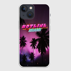 Чехол для iPhone 13 mini с принтом HOTLINE MIAMI в городе Новоалтайск,  |  | abstraction games | dennaton games | devolver digital | game | hotline miami | hotline miami 2: wrong number | retrowave | synthwave | мотель | мотель майами