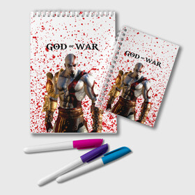 Блокнот с принтом GOD OF WAR в городе Новоалтайск, 100% бумага | 48 листов, плотность листов — 60 г/м2, плотность картонной обложки — 250 г/м2. Листы скреплены удобной пружинной спиралью. Цвет линий — светло-серый
 | Тематика изображения на принте: ascension | betrayal | chains of olympus | cratos | ghost of sparta | god of war | hack and slash | kratos | бог войны | кратос