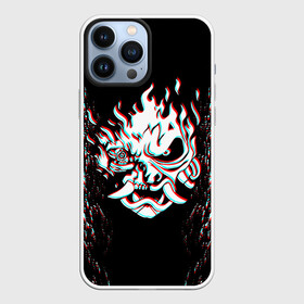 Чехол для iPhone 13 Pro Max с принтом CYBERPUNK 2077 SAMURAI GLITCH в городе Новоалтайск,  |  | cd project red | cyberpunk 2077 | demon | keanu reeves | samurai | smile | демон | киану ривз | киберпанк 2077 | самураи | смайл