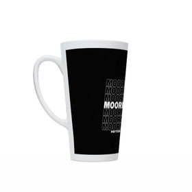 Кружка Латте с принтом PAYTON MOORMEIER - ТИКТОК в городе Новоалтайск, Белая керамика | Объем 480 мл; Высота 150 мм; Диаметр 90 мм | Тематика изображения на принте: 