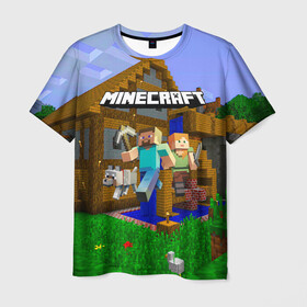 Мужская футболка 3D с принтом Minecraft. в городе Новоалтайск, 100% полиэфир | прямой крой, круглый вырез горловины, длина до линии бедер | craft | game | mine | minecraft | minecraftmemories | pixel | tnt | twitter | блок | динамит | игра | красный блок | майнкрафт | маркус перссон | пиксель | ремесло | тротил | шахта