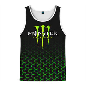 Мужская майка 3D с принтом MONSTER ENERGY в городе Новоалтайск, 100% полиэстер | круглая горловина, приталенный силуэт, длина до линии бедра. Пройма и горловина окантованы тонкой бейкой | black monster | bmx | claw | cybersport | energy | monster | monster energy | moto | motocross | race | sport | киберспорт | когти | монстер энерджи | монстр | мото | мотокросс | ралли | скейтбординг | спорт | энергия