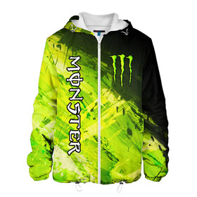 Мужская куртка 3D с принтом MONSTER ENERGY в городе Новоалтайск, ткань верха — 100% полиэстер, подклад — флис | прямой крой, подол и капюшон оформлены резинкой с фиксаторами, два кармана без застежек по бокам, один большой потайной карман на груди. Карман на груди застегивается на липучку | Тематика изображения на принте: black monster | bmx | claw | cybersport | energy | monster | monster energy | moto | motocross | race | sport | киберспорт | когти | монстер энерджи | монстр | мото | мотокросс | ралли | скейтбординг | спорт | энергия