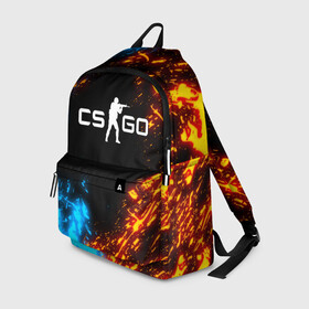 Рюкзак 3D с принтом CS GO FIRE | КС ГО ОГОНЬ в городе Новоалтайск, 100% полиэстер | лямки с регулируемой длиной, сверху петелька, чтобы рюкзак можно было повесить на вешалку. Основное отделение закрывается на молнию, как и внешний карман. Внутри два дополнительных кармана, один из которых закрывается на молнию. По бокам два дополнительных кармашка | Тематика изображения на принте: astralis | awp | counter strike | cs go | cs go global offensive | cs:go | faze clan | hyper beast | team liquid | астралис | кс го | тим ликвид | фейз клан | хайпер бист