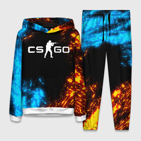 Женский костюм 3D (с толстовкой) с принтом CS GO FIRE | КС ГО ОГОНЬ в городе Новоалтайск,  |  | astralis | awp | counter strike | cs go | cs go global offensive | cs:go | faze clan | hyper beast | team liquid | астралис | кс го | тим ликвид | фейз клан | хайпер бист