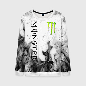 Мужской свитшот 3D с принтом MONSTER ENERGY в городе Новоалтайск, 100% полиэстер с мягким внутренним слоем | круглый вырез горловины, мягкая резинка на манжетах и поясе, свободная посадка по фигуре | black monster | bmx | claw | cybersport | energy | monster | monster energy | moto | motocross | race | sport | киберспорт | когти | монстер энерджи | монстр | мото | мотокросс | ралли | скейтбординг | спорт | энергия