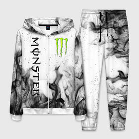 Мужской костюм 3D с принтом MONSTER ENERGY в городе Новоалтайск, 100% полиэстер | Манжеты и пояс оформлены тканевой резинкой, двухслойный капюшон со шнурком для регулировки, карманы спереди | Тематика изображения на принте: black monster | bmx | claw | cybersport | energy | monster | monster energy | moto | motocross | race | sport | киберспорт | когти | монстер энерджи | монстр | мото | мотокросс | ралли | скейтбординг | спорт | энергия