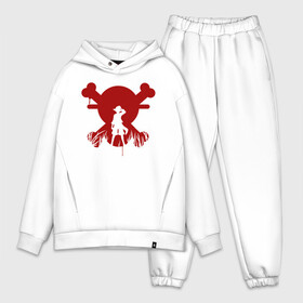 Мужской костюм хлопок OVERSIZE с принтом Skull D. Luffy в городе Новоалтайск,  |  | monkey d. luffy | nami | one piece | аниме | большой куш | луффи | манки де луффи | нами | пиратская | пираты | тони | череп | чоппер | шляпа