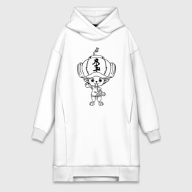 Платье-худи хлопок с принтом Тони Тони в городе Новоалтайск,  |  | monkey d. luffy | nami | one piece | аниме | большой куш | луффи | манки де луффи | нами | пиратская | пираты | тони | череп | чоппер | шляпа