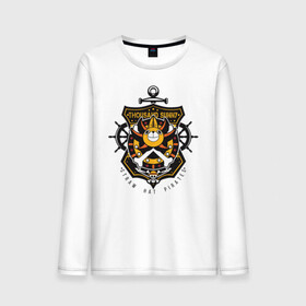Мужской лонгслив хлопок с принтом Thousand Sunny в городе Новоалтайск, 100% хлопок |  | monkey d. luffy | nami | one piece | аниме | большой куш | луффи | манки де луффи | нами | пиратская | пираты | тони | череп | чоппер | шляпа