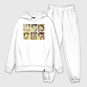 Мужской костюм хлопок OVERSIZE с принтом Monkey D. Luffy в городе Новоалтайск,  |  | monkey d. luffy | nami | one piece | аниме | большой куш | луффи | манки де луффи | нами | пиратская | пираты | тони | череп | чоппер | шляпа