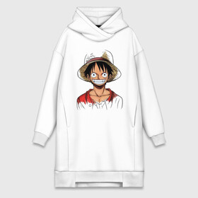 Платье-худи хлопок с принтом Манки в городе Новоалтайск,  |  | monkey d. luffy | nami | one piece | аниме | большой куш | луффи | манки де луффи | нами | пиратская | пираты | тони | череп | чоппер | шляпа
