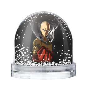 Снежный шар с принтом One Punch Man в городе Новоалтайск, Пластик | Изображение внутри шара печатается на глянцевой фотобумаге с двух сторон | one punch man | saitama | ванпанчмен | герои | люди | персонажи | сайтама