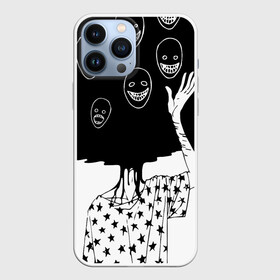Чехол для iPhone 13 Pro Max с принтом Многоликий | Multi face (Z) в городе Новоалтайск,  |  | head | human | monster | взрыв башки | голова | головы | звезды | кукловод | лицемер | марионетка | маска | маски | многоликий | многоликость | монстр | хоррор | чб | человечек | чудовище